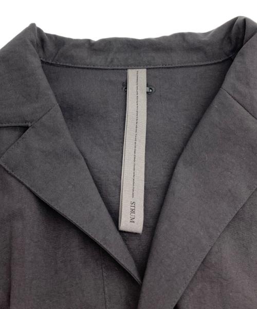 STRUM（ストラム）STRUM (ストラム) タスラン加工ナイロンオックス ロングジャケット - BLACK ブラック サイズ:Mの古着・服飾アイテム
