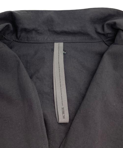 STRUM（ストラム）STRUM (ストラム) タスラン加工ナイロンオックス ロングジャケット - BLACK ブラック サイズ:Mの古着・服飾アイテム