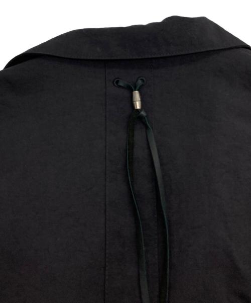 STRUM（ストラム）STRUM (ストラム) タスラン加工ナイロンオックス ロングジャケット - BLACK ブラック サイズ:Mの古着・服飾アイテム