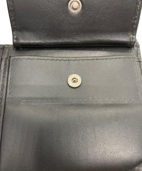 GUCCI（グッチ）GUCCI (グッチ) GGスプリーム スネーク 2つ折り財布 ブラックの古着・服飾アイテム