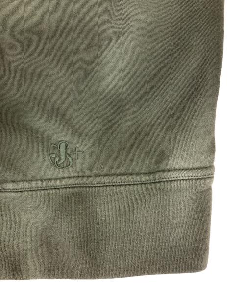 JIL SANDER+（ジルサンダープラス）JIL SANDER+ (ジルサンダープラス) スウェットプルパーカー オリーブ サイズ:Mの古着・服飾アイテム