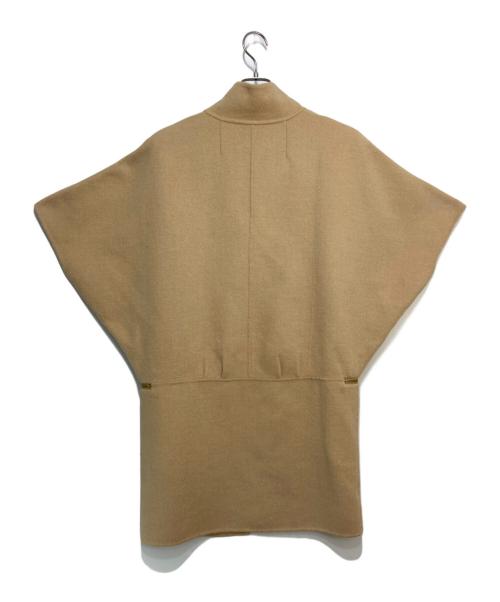 Max Mara Studio（マックスマーラ ストゥディオ）Max Mara Studio (マックスマーラ ストゥディオ) カシミヤウール スタンドカラー ドルマンスリーブコート ベージュ サイズ:Mの古着・服飾アイテム