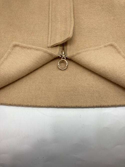 Max Mara Studio（マックスマーラ ストゥディオ）Max Mara Studio (マックスマーラ ストゥディオ) カシミヤウール スタンドカラー ドルマンスリーブコート ベージュ サイズ:Mの古着・服飾アイテム