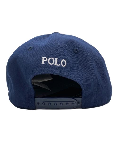 POLO RALPH LAUREN（ポロ・ラルフローレン）POLO RALPH LAUREN (ポロ・ラルフローレン) Pロゴベースボールキャップ ブルー 未使用品の古着・服飾アイテム