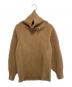 sacai（サカイ）の古着「ウールハイネック ジップニット」｜ブラウン×レッド