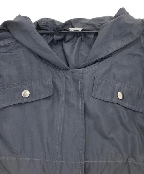 JIL SANDER NAVY（ジルサンダー ネイビー）JIL SANDER NAVY (ジルサンダー ネイビー) フーデッドジャケット ブラック サイズ:34の古着・服飾アイテム