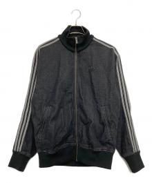 adidas（アディダス）の古着「アディカラー デニム ファイヤーバード トラックトップ」｜ブラック