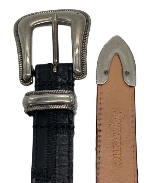 SUPREME（シュプリーム）SUPREME (シュプリーム) Patchwork Ranger Belt ブラックの古着・服飾アイテム