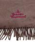 Vivienne Westwood (ヴィヴィアンウエストウッド) オーブ刺繍ウールマフラー ブラウン：7000円