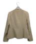 ANAYI (アナイ) ノーカラージャケット ベージュ サイズ:38 未使用品：7000円