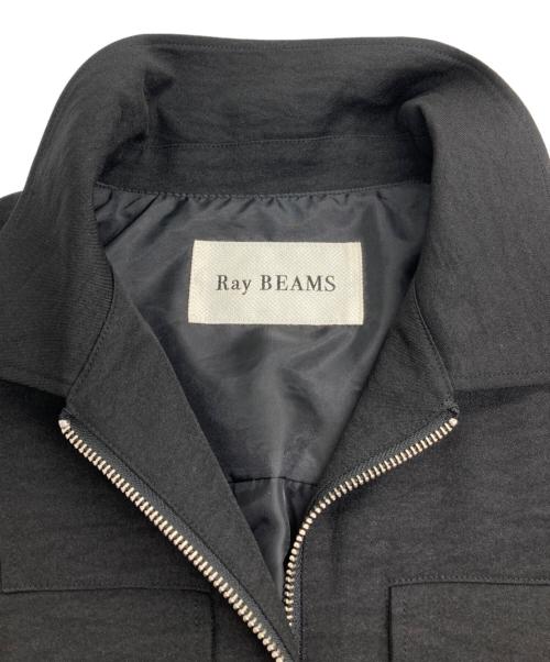 RAY BEAMS（レイ ビームス）RAY BEAMS (レイ ビームス) ハトメフラップ ブルゾン ブラック サイズ:1 未使用品の古着・服飾アイテム