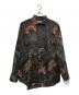 ETRO（エトロ）の古着「総柄シャツ」｜ブラック×ブラウン×グリーン