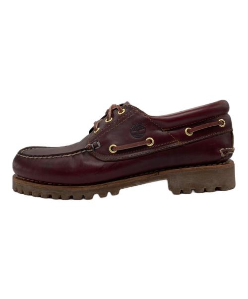 Timberland（ティンバーランド）Timberland (ティンバーランド) 3-EYE BOAT SHOE BURGUNDY ボルドー サイズ:US8.5Wの古着・服飾アイテム