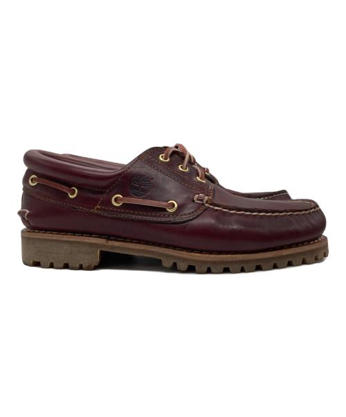Timberland（ティンバーランド）Timberland (ティンバーランド) 3-EYE BOAT SHOE BURGUNDY ボルドー サイズ:US8.5Wの古着・服飾アイテム