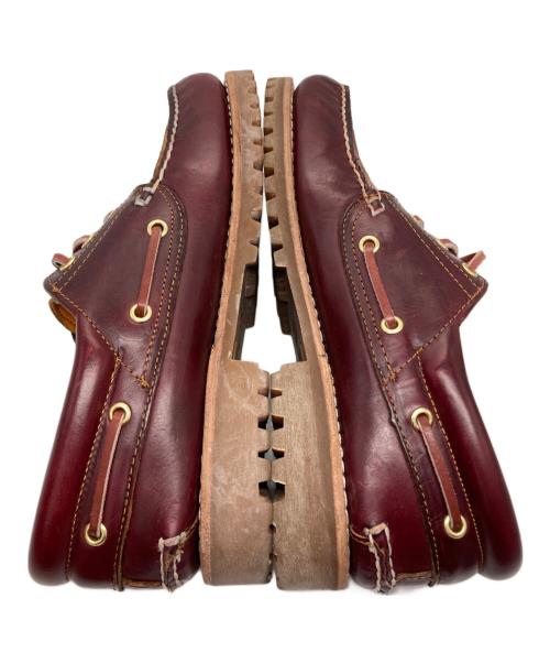 Timberland（ティンバーランド）Timberland (ティンバーランド) 3-EYE BOAT SHOE BURGUNDY ボルドー サイズ:US8.5Wの古着・服飾アイテム