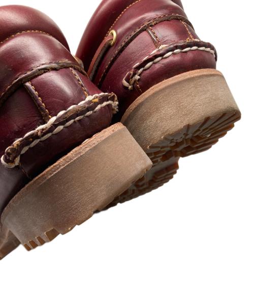 Timberland（ティンバーランド）Timberland (ティンバーランド) 3-EYE BOAT SHOE BURGUNDY ボルドー サイズ:US8.5Wの古着・服飾アイテム