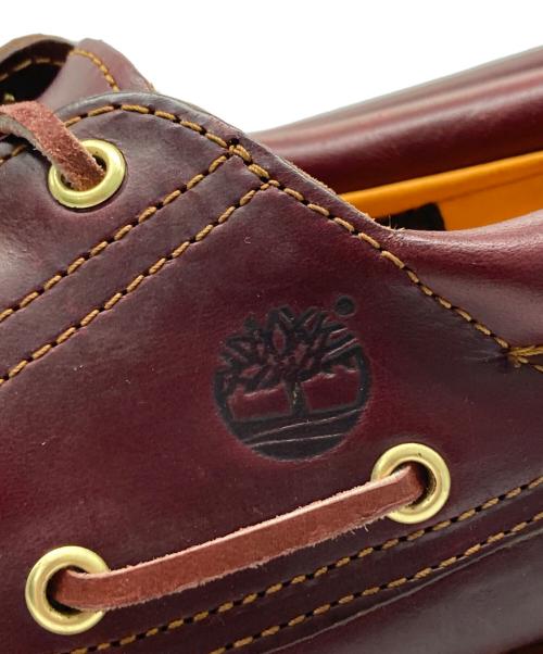 Timberland（ティンバーランド）Timberland (ティンバーランド) 3-EYE BOAT SHOE BURGUNDY ボルドー サイズ:US8.5Wの古着・服飾アイテム