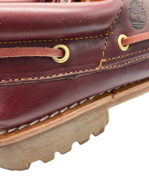 Timberland（ティンバーランド）Timberland (ティンバーランド) 3-EYE BOAT SHOE BURGUNDY ボルドー サイズ:US8.5Wの古着・服飾アイテム