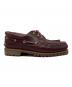 中古・古着 Timberland (ティンバーランド) 3-EYE BOAT SHOE BURGUNDY ボルドー サイズ:US8.5W：13000円