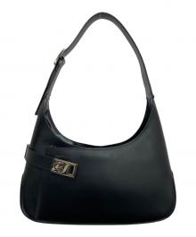 Salvatore Ferragamo（サルヴァトーレ フェラガモ）の古着「カンチーニストラップ ワンショルダーバッグ」｜ブラック