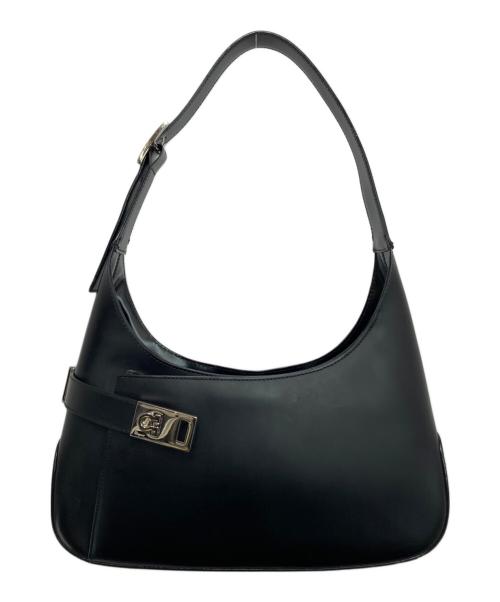 Salvatore Ferragamo（サルヴァトーレ フェラガモ）Salvatore Ferragamo (サルヴァトーレ フェラガモ) カンチーニストラップ ワンショルダーバッグ ブラックの古着・服飾アイテム