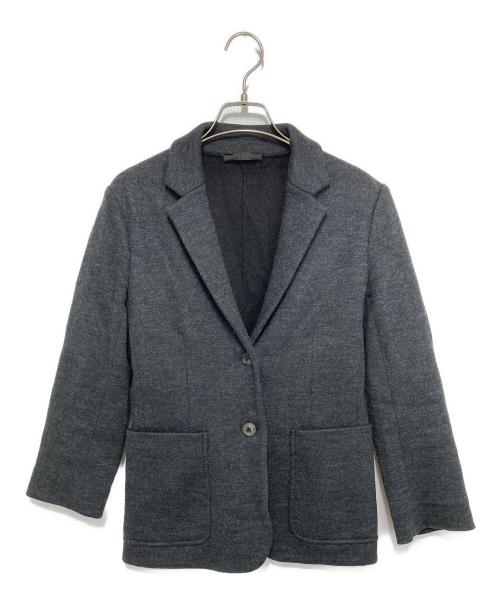 THE ROW（ザ ロウ）THE ROW (ザ ロウ) ニットテーラードジャケット グレー サイズ:4の古着・服飾アイテム