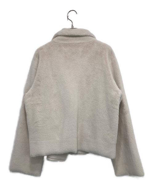 JUSGLITTY（ジャスグリッティー）JUSGLITTY (ジャスグリッティー) フェイクムートンライダース ホワイト サイズ:2の古着・服飾アイテム