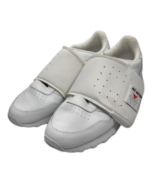REEBOK（リーボック）REEBOK (リーボック) Hed Mayner (ヘド メイナー) ベルテッドホワイトレザースニーカー ホワイト サイズ:US11.5の古着・服飾アイテム