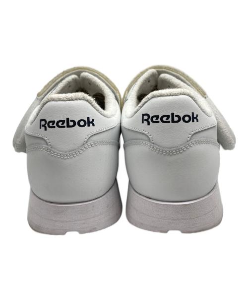 REEBOK（リーボック）REEBOK (リーボック) Hed Mayner (ヘド メイナー) ベルテッドホワイトレザースニーカー ホワイト サイズ:US11.5の古着・服飾アイテム