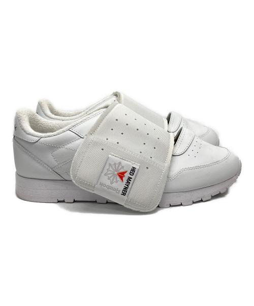 REEBOK（リーボック）REEBOK (リーボック) Hed Mayner (ヘド メイナー) ベルテッドホワイトレザースニーカー ホワイト サイズ:US11.5の古着・服飾アイテム