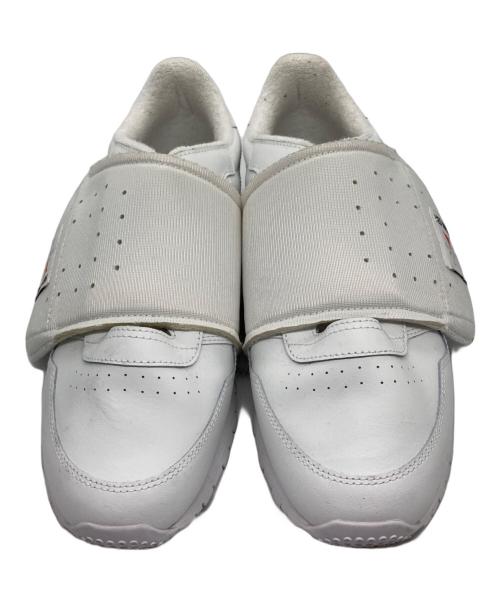 REEBOK（リーボック）REEBOK (リーボック) Hed Mayner (ヘド メイナー) ベルテッドホワイトレザースニーカー ホワイト サイズ:US11.5の古着・服飾アイテム