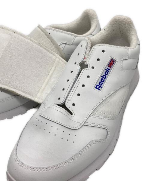 REEBOK（リーボック）REEBOK (リーボック) Hed Mayner (ヘド メイナー) ベルテッドホワイトレザースニーカー ホワイト サイズ:US11.5の古着・服飾アイテム