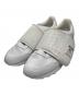 REEBOK（リーボック）の古着「ベルテッドホワイトレザースニーカー」｜ホワイト