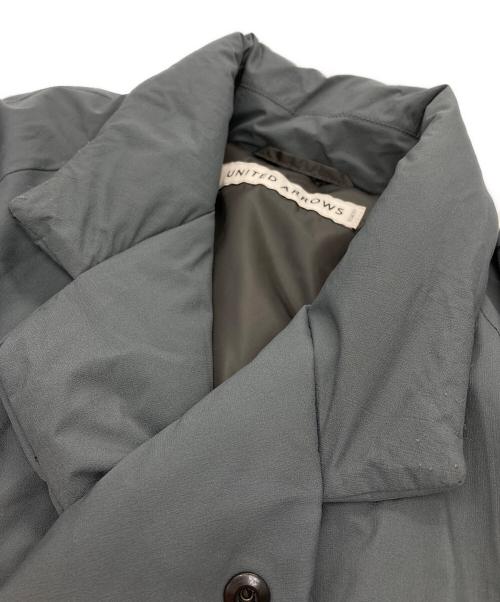 UNITED ARROWS（ユナイテッドアローズ）UNITED ARROWS (ユナイテッドアローズ) 2レイヤーダウンコート グレー サイズ:Sの古着・服飾アイテム