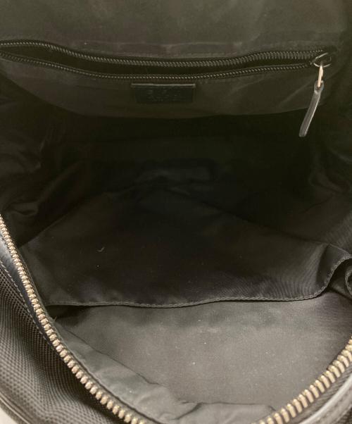 GUCCI（グッチ）GUCCI (グッチ) シェリーライン キャンバス バックパック ブラックの古着・服飾アイテム