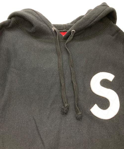 SUPREME（シュプリーム）Supreme (シュプリーム) S Logo Hooded Sweatshirt ブラック サイズ:Largeの古着・服飾アイテム