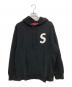 Supreme（シュプリーム）の古着「S Logo Hooded Sweatshirt」｜ブラック