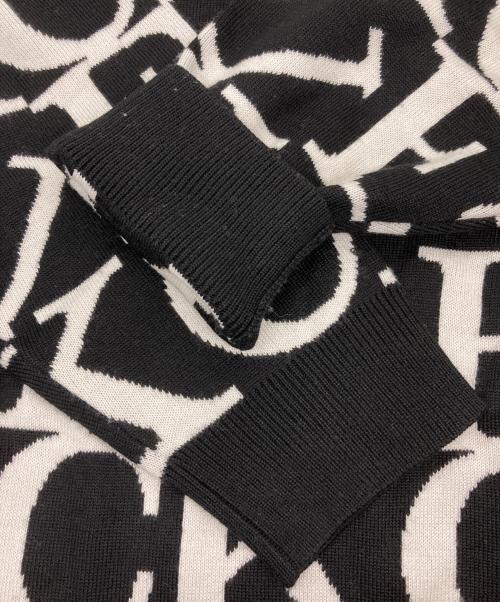 SUPREME（シュプリーム）Supreme (シュプリーム) Fuck Sweater ブラック×ホワイト サイズ:XLの古着・服飾アイテム
