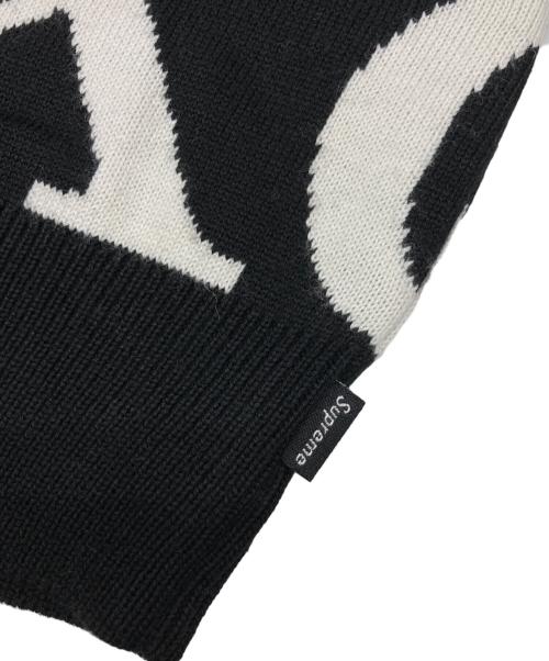 SUPREME（シュプリーム）Supreme (シュプリーム) Fuck Sweater ブラック×ホワイト サイズ:XLの古着・服飾アイテム