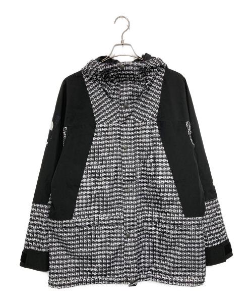 SUPREME（シュプリーム）SUPREME (シュプリーム) THE NORTH FACE (ザ ノース フェイス) Studded Mountain Light Jacket ブラック×ホワイト サイズ:Lの古着・服飾アイテム