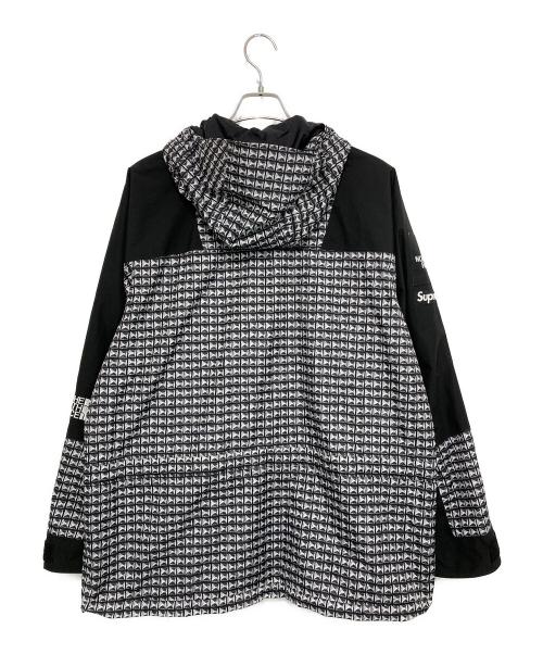 SUPREME（シュプリーム）SUPREME (シュプリーム) THE NORTH FACE (ザ ノース フェイス) Studded Mountain Light Jacket ブラック×ホワイト サイズ:Lの古着・服飾アイテム