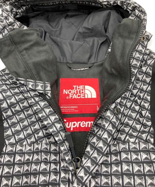 SUPREME（シュプリーム）SUPREME (シュプリーム) THE NORTH FACE (ザ ノース フェイス) Studded Mountain Light Jacket ブラック×ホワイト サイズ:Lの古着・服飾アイテム