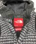 中古・古着 SUPREME (シュプリーム) THE NORTH FACE (ザ ノース フェイス) Studded Mountain Light Jacket ブラック×ホワイト サイズ:L：35000円