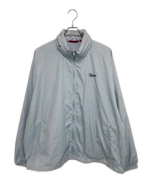 SUPREME（シュプリーム）SUPREME (シュプリーム) Reflective Pinstripe Track Jacket ブルー サイズ:SIZE XLの古着・服飾アイテム