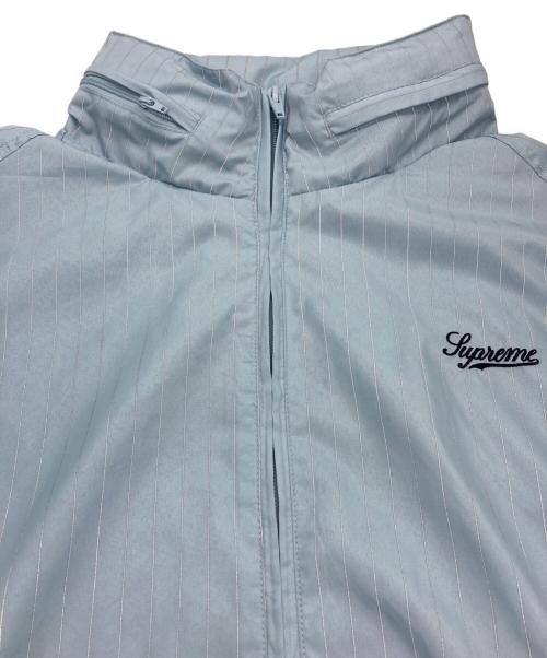 SUPREME（シュプリーム）SUPREME (シュプリーム) Reflective Pinstripe Track Jacket ブルー サイズ:SIZE XLの古着・服飾アイテム