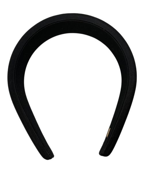 CELINE（セリーヌ）CELINE (セリーヌ) トリオンフカチューシャ ブラック×ゴールドの古着・服飾アイテム