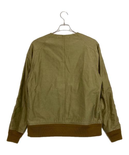Geruga（ゲルガ）Geruga (ゲルガ) ノーカラーブルゾン カーキ サイズ:SIZE 3の古着・服飾アイテム