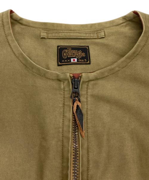 Geruga（ゲルガ）Geruga (ゲルガ) ノーカラーブルゾン カーキ サイズ:SIZE 3の古着・服飾アイテム