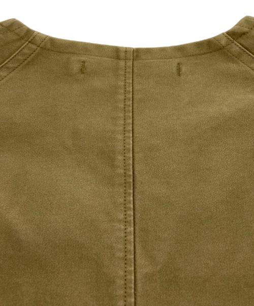 Geruga（ゲルガ）Geruga (ゲルガ) ノーカラーブルゾン カーキ サイズ:SIZE 3の古着・服飾アイテム