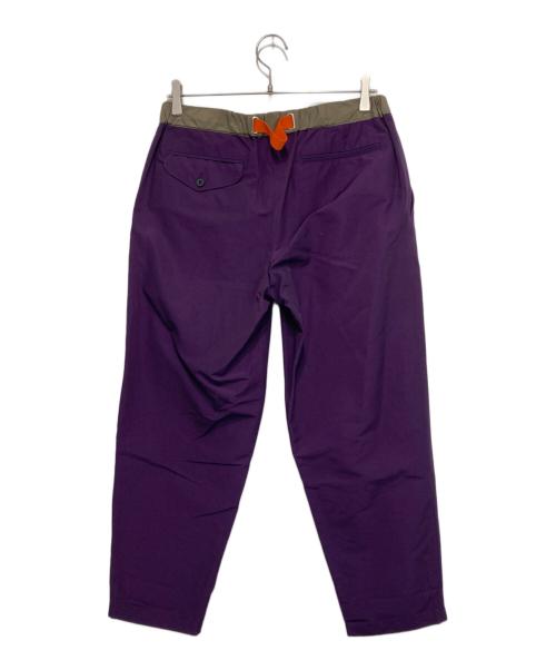 kolor/BEACON（カラービーコン）kolor/BEACON (カラービーコン) ベルテッドイージーパンツ パープル サイズ:2の古着・服飾アイテム
